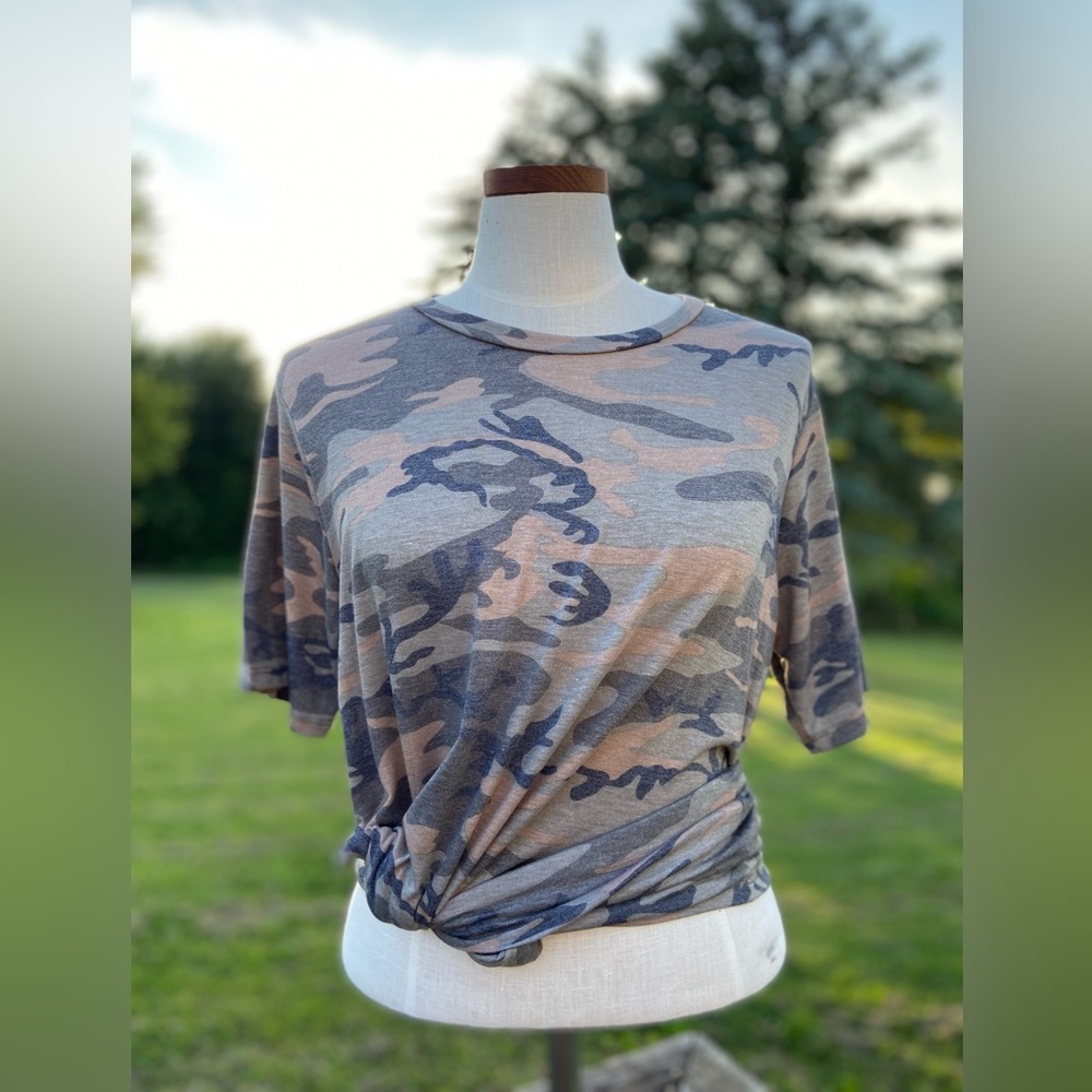 New Soft Camo Nellie Mae Boutique Womens T-shirt - Camouflage - Chic -  …